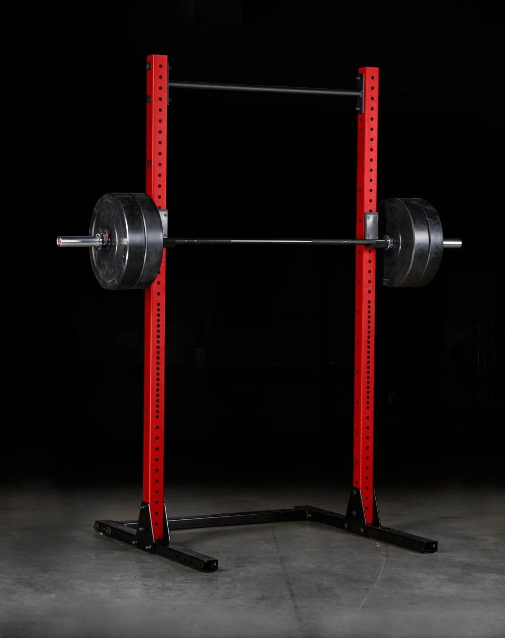 Red and black squat rack clearance